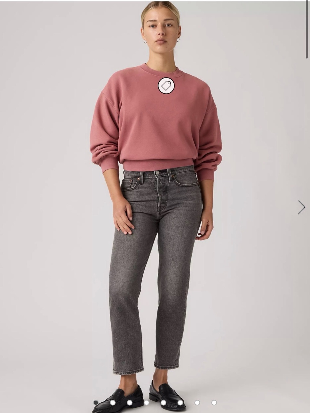 Levi straight ankle jeans